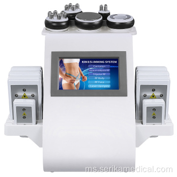 6 dalam 1 Mesin Cavitation Lipolaser Ultrasonik